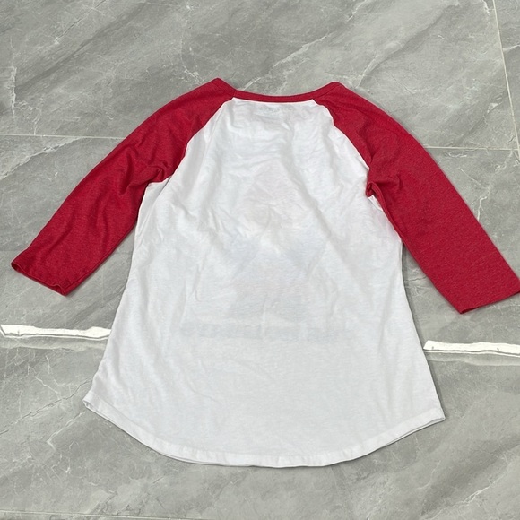 Women's “Gnome For The Holidays” Stranded 3/4th Sleeve Christmas Shirt XL - Picture 10 of 12